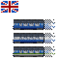 Three livery variations, based on date built and last service.