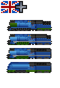 Four livery variations, based on year built, last service, and prototype status